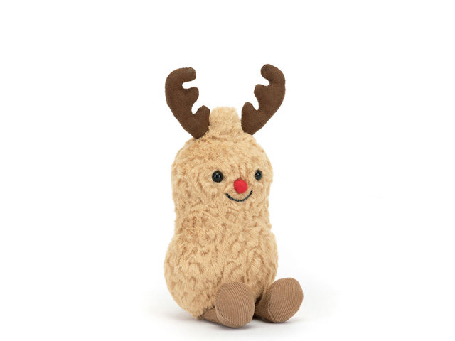 Teddy Bear n Doll - JellyCat Amuseables Peanut Reindeer - TJ1203A5 Photo